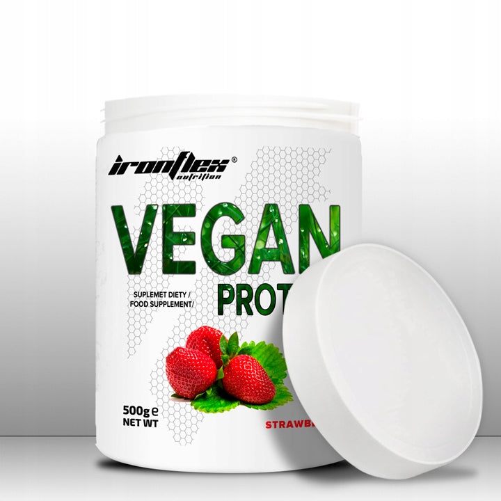 IRONFLEX VEGAN PROTEIN 500 g SOY PROTEIN PLANT SUPPLEMENT VEGAN ISOLATE Packaging status original