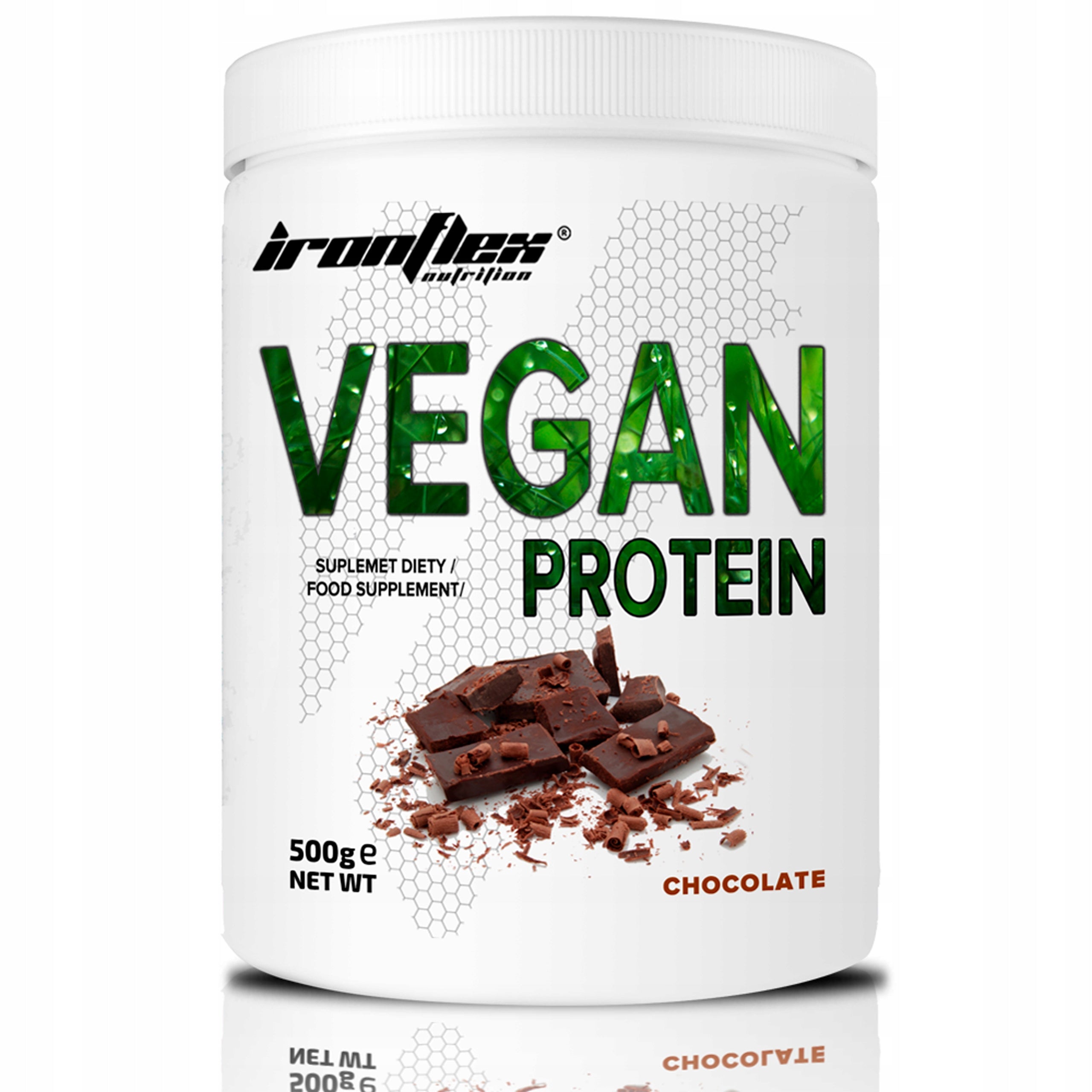 IRONFLEX VEGAN PROTEIN 500 g SOY PROTEIN PLANT SUPPLEMENT VEGAN ISOLATE