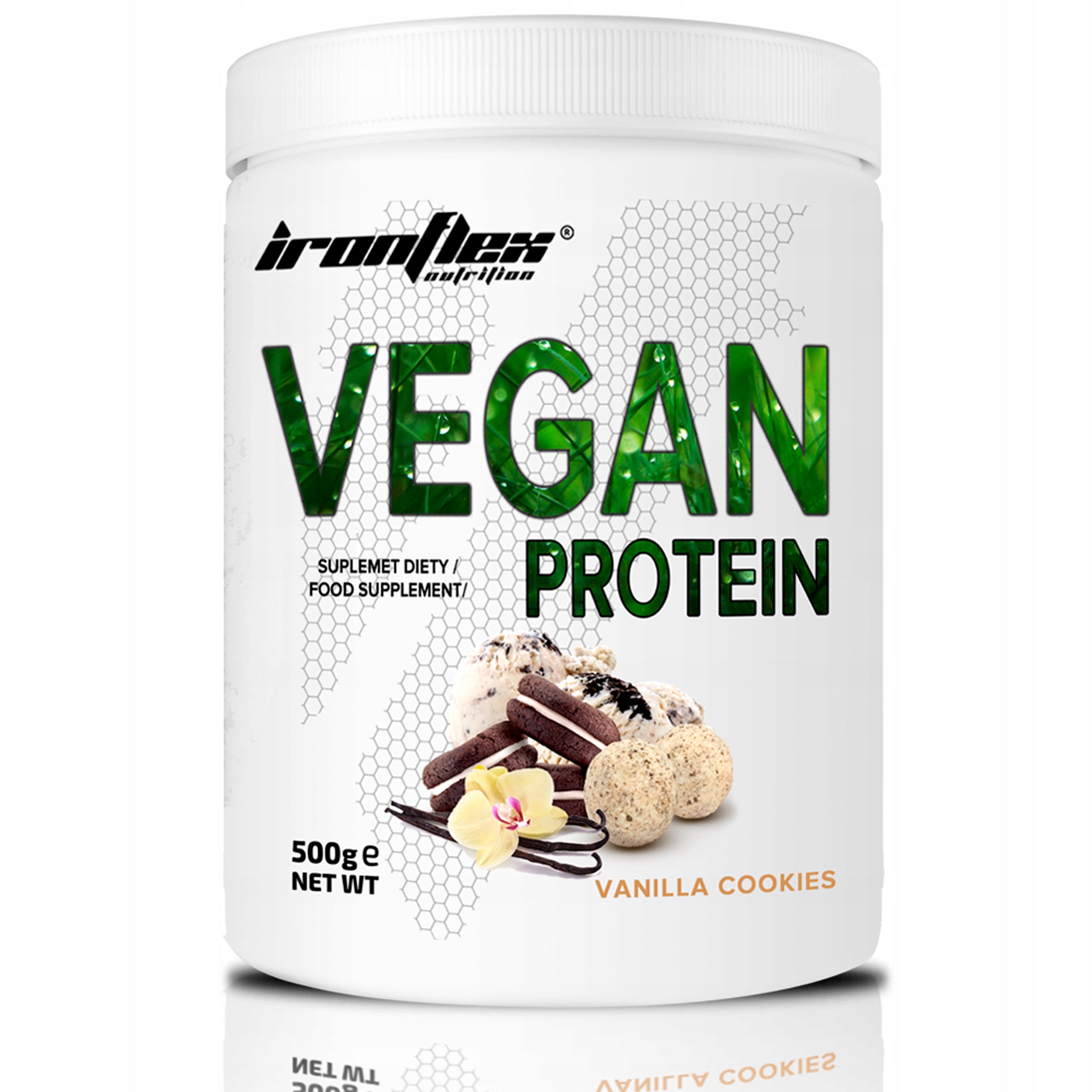 IRONFLEX VEGAN PROTEIN 500 g SOY PROTEIN PLANT SUPPLEMENT VEGAN ISOLATE