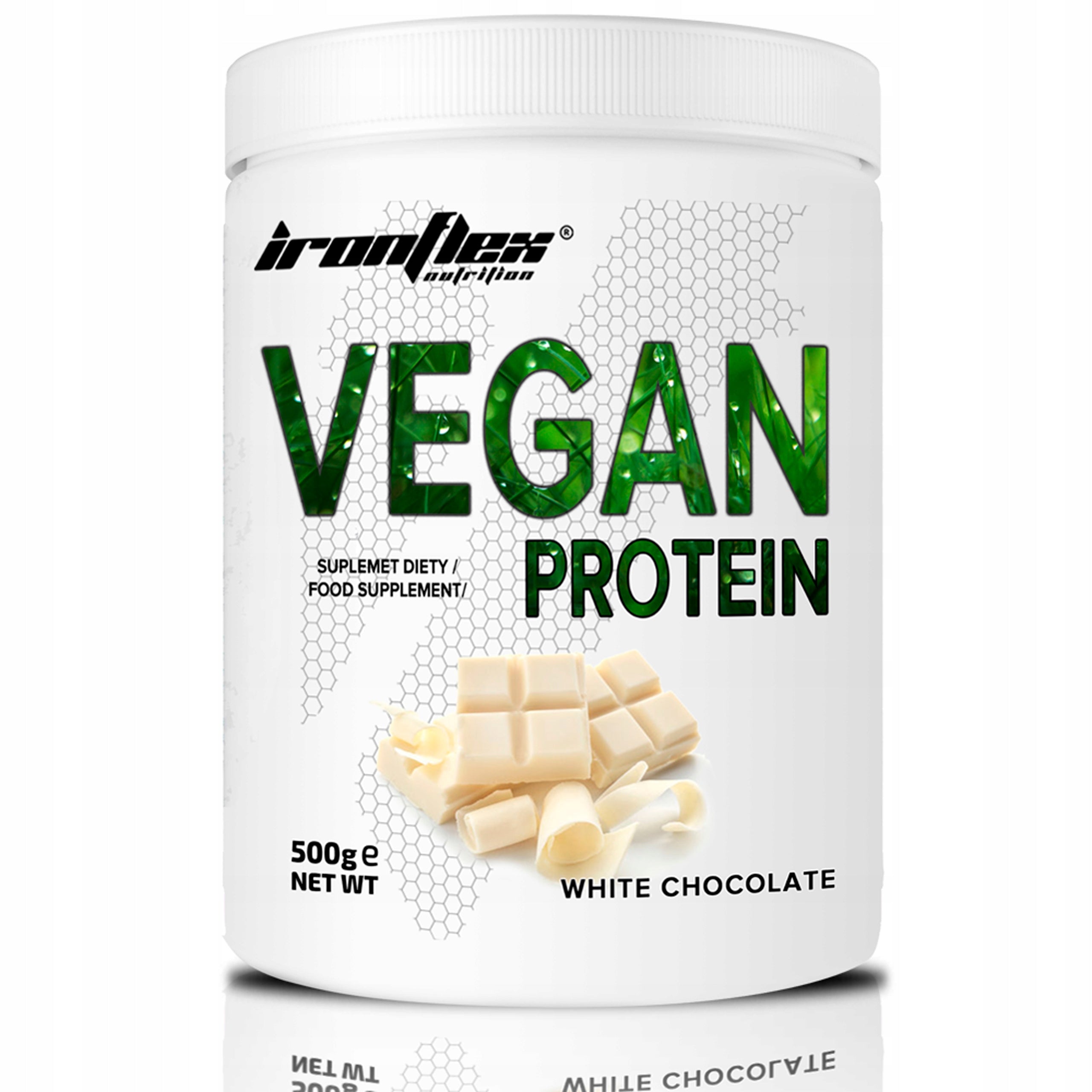 IRONFLEX VEGAN PROTEIN 500 g SOY PROTEIN PLANT SUPPLEMENT VEGAN ISOLATE