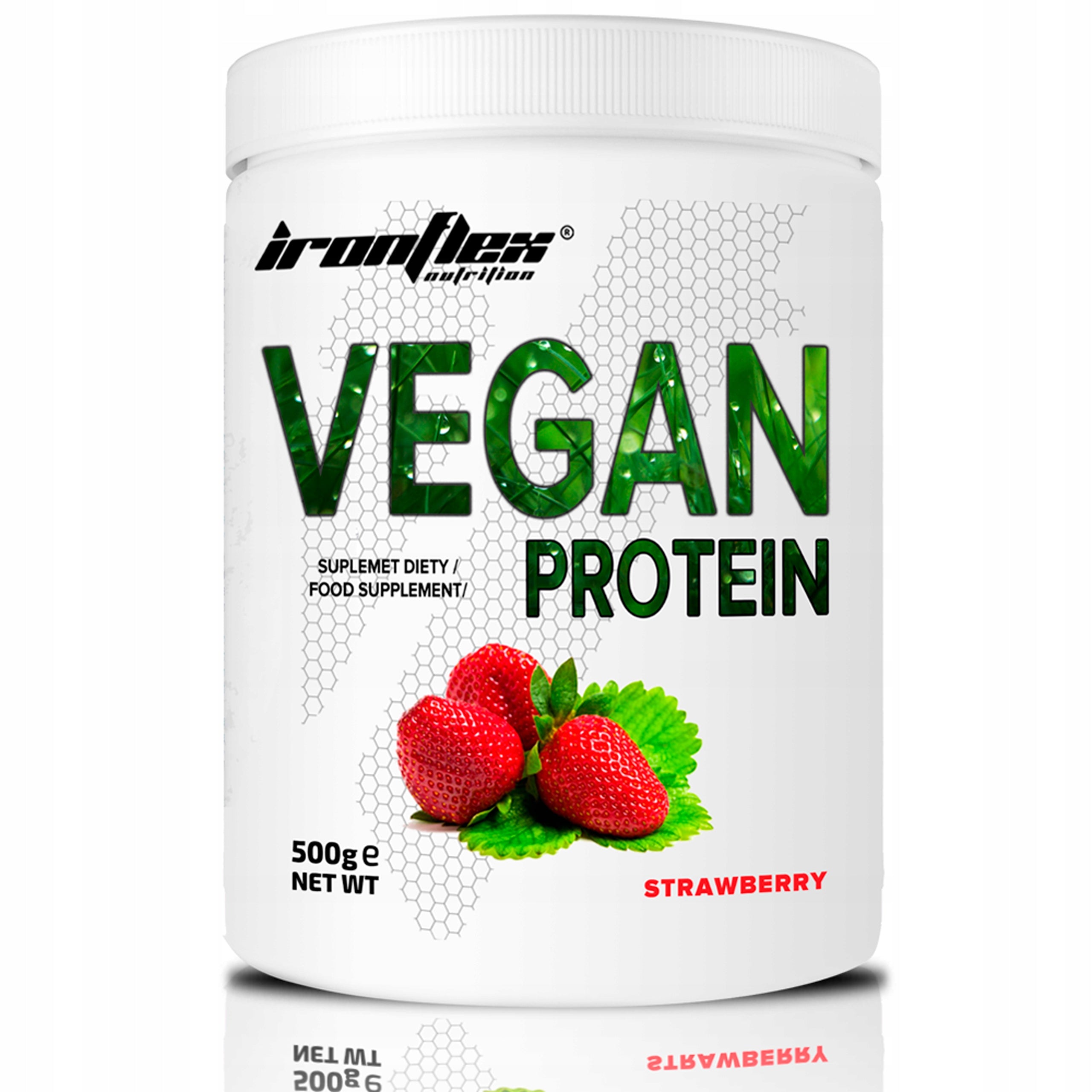 IRONFLEX VEGAN PROTEIN 500 g SOY PROTEIN PLANT SUPPLEMENT VEGAN ISOLATE