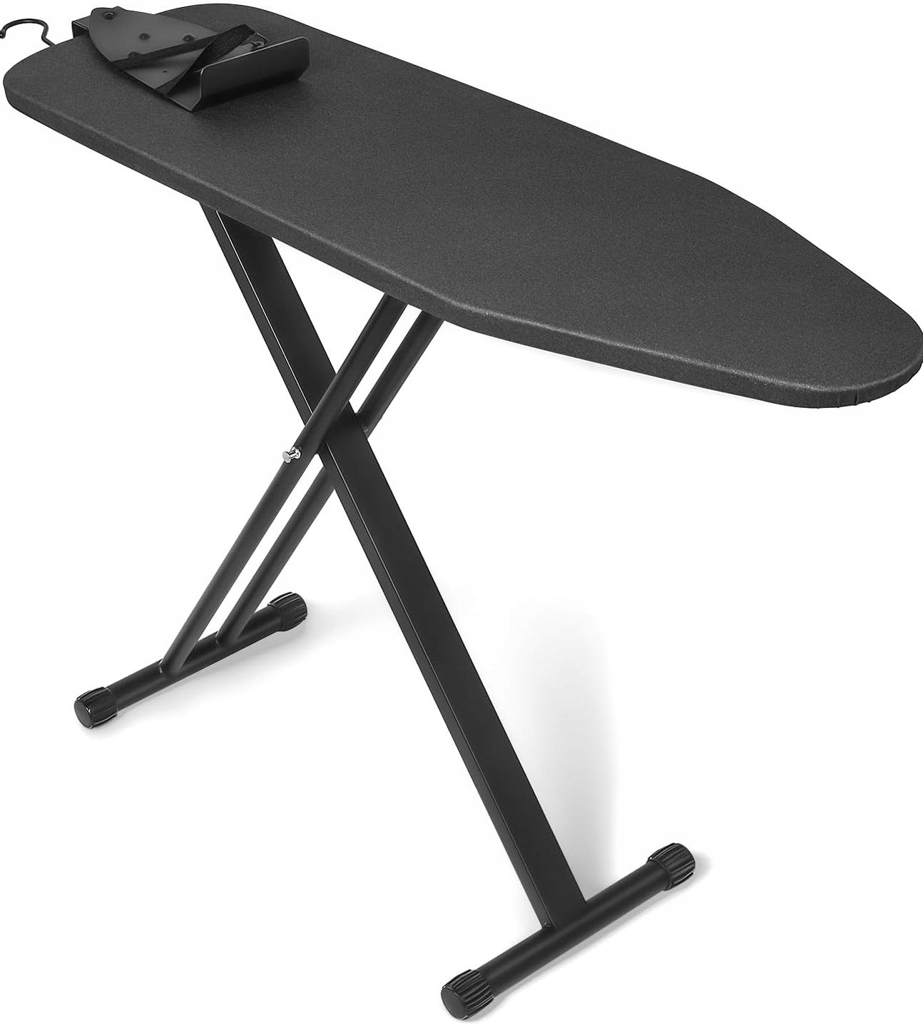 IRONING BOARD BLACK FOLDING 110X34CM STEEL HANDLE 7 HEIGHT