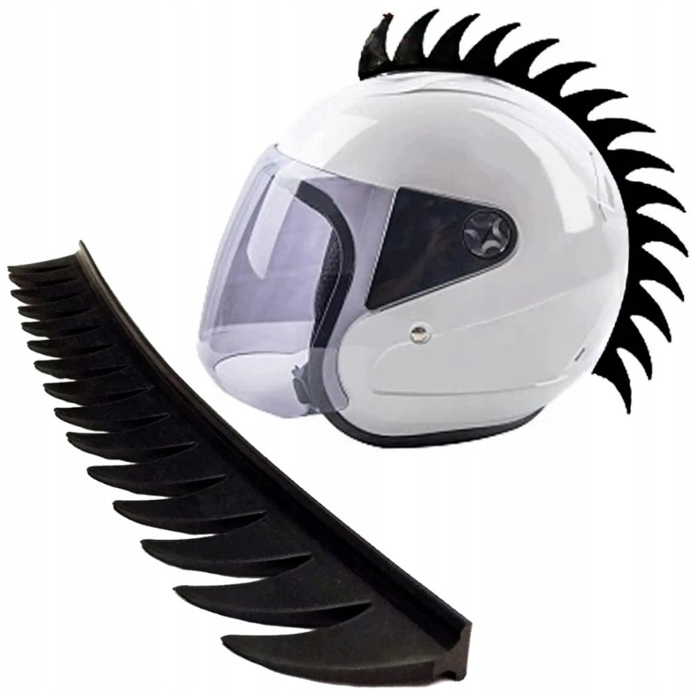 IROQUOIS HORNS DRAGON HELMET ORNAMENT RUBBER SAW LARGE DECENT