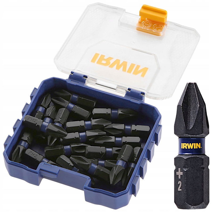 IRWIN BIT BITS IMPACT TIP HOLDER TIP IMPACT TIP PH2 25mm (20pcs)