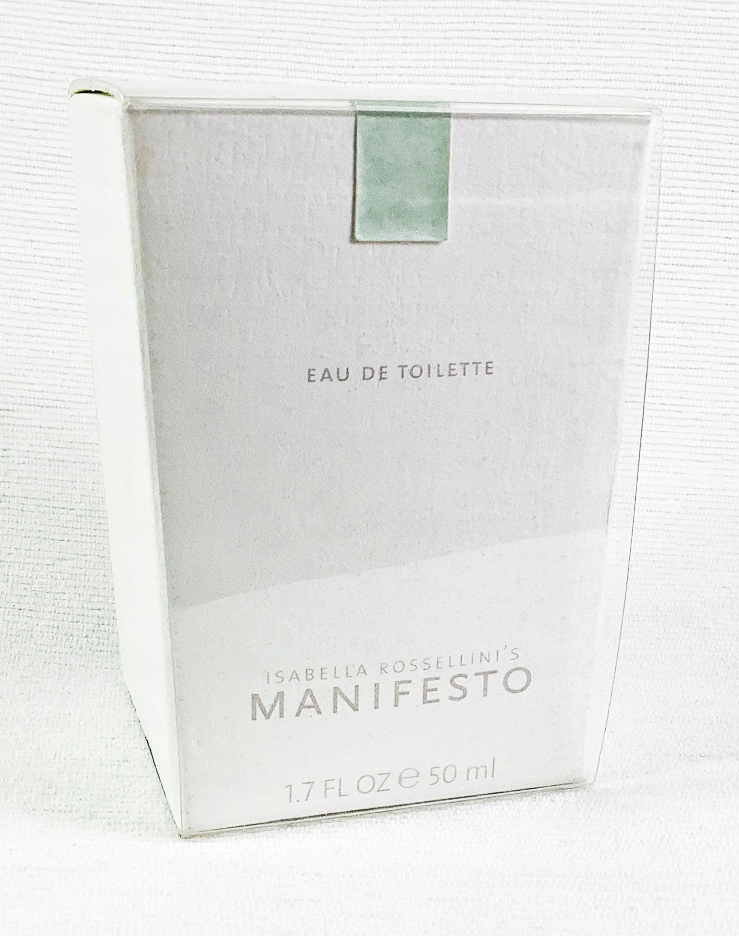 ISABELLA ROSSELLINI'S MANIFESTO 50 ML EAU DE TOILETTE UNIQUE Packaging status original