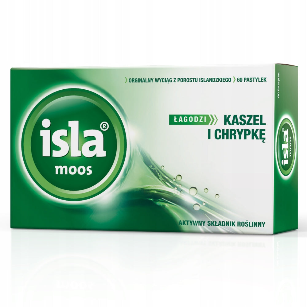 ISLA MOOS COUGH PILLS HOARSENESS 60 PCS SALVEO