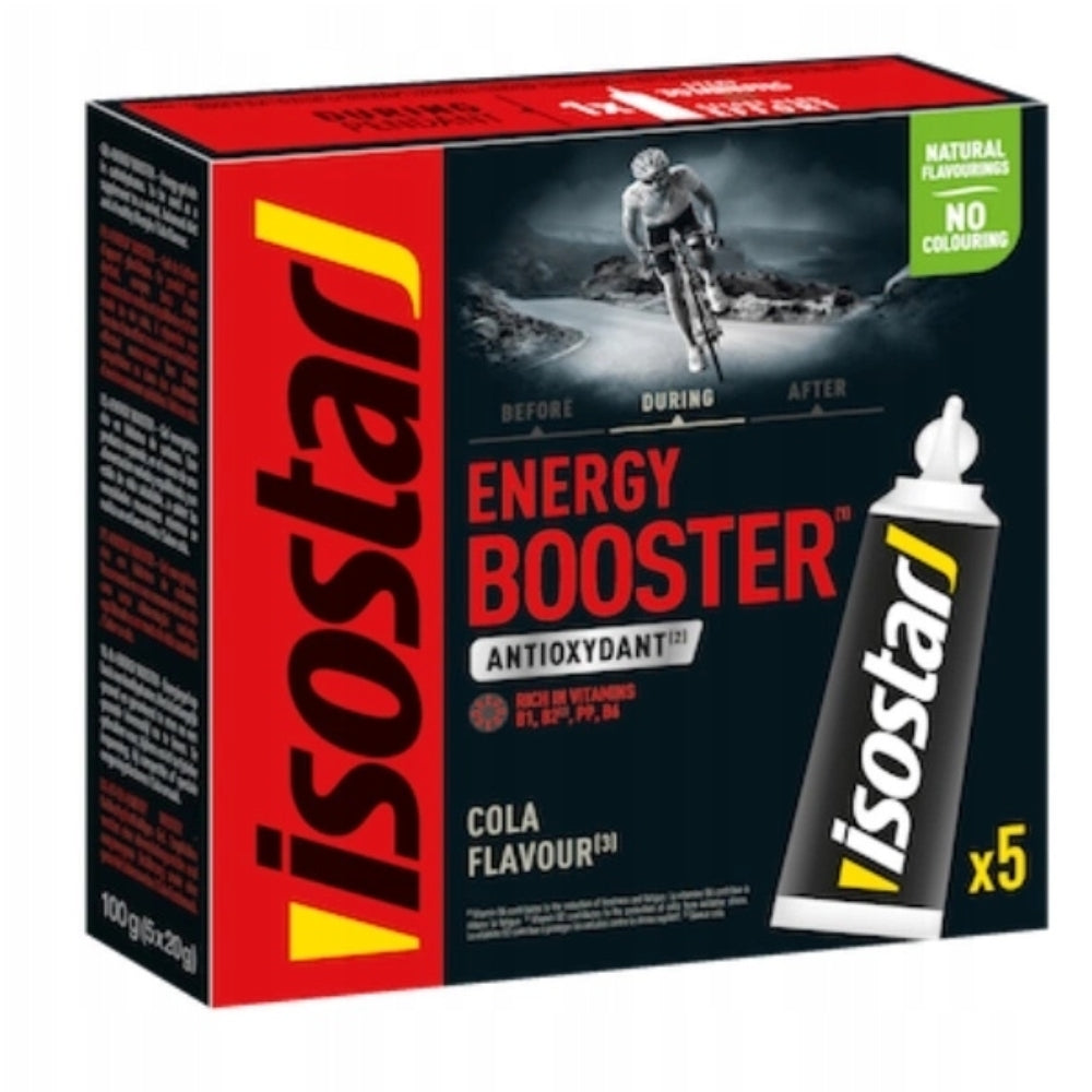 ISOSTAR ENERGY BOOSTER 100G GEL ENERGY CONCENTRATE ENERGY METABOLISM Expiration date at least six months from the date of purchase