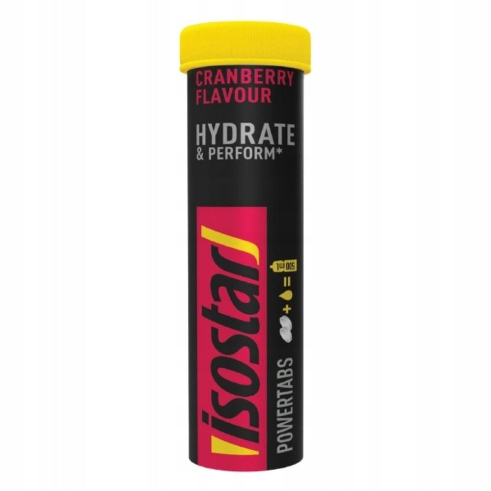 ISOSTAR Power Tabs 120 g cranberry flavoured