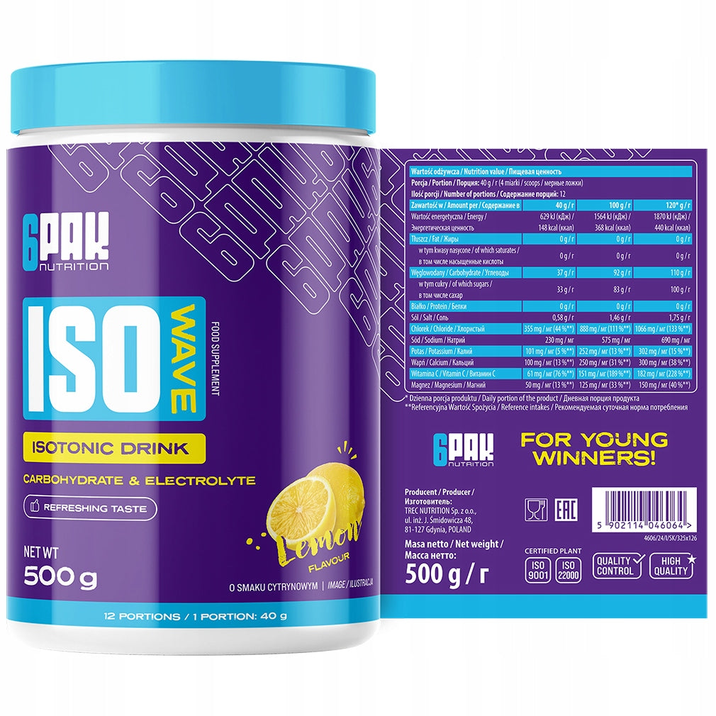 ISOTONIC 500G Premium ELECTROLYTE MAGNESIUM POTASSIUM VIT C Isotonic drink Iso Manufacturer code Izotonic w proszku do picia, Isotnik drink