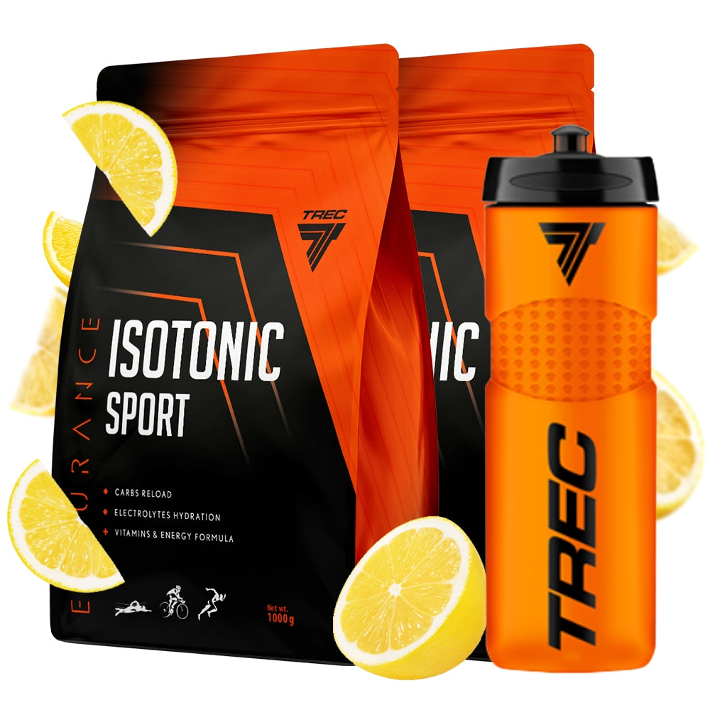 ISOTONIC CONCENTRATE 2000G LEMON ISOTONIC POWDER DRINK + WATER BOTTLE