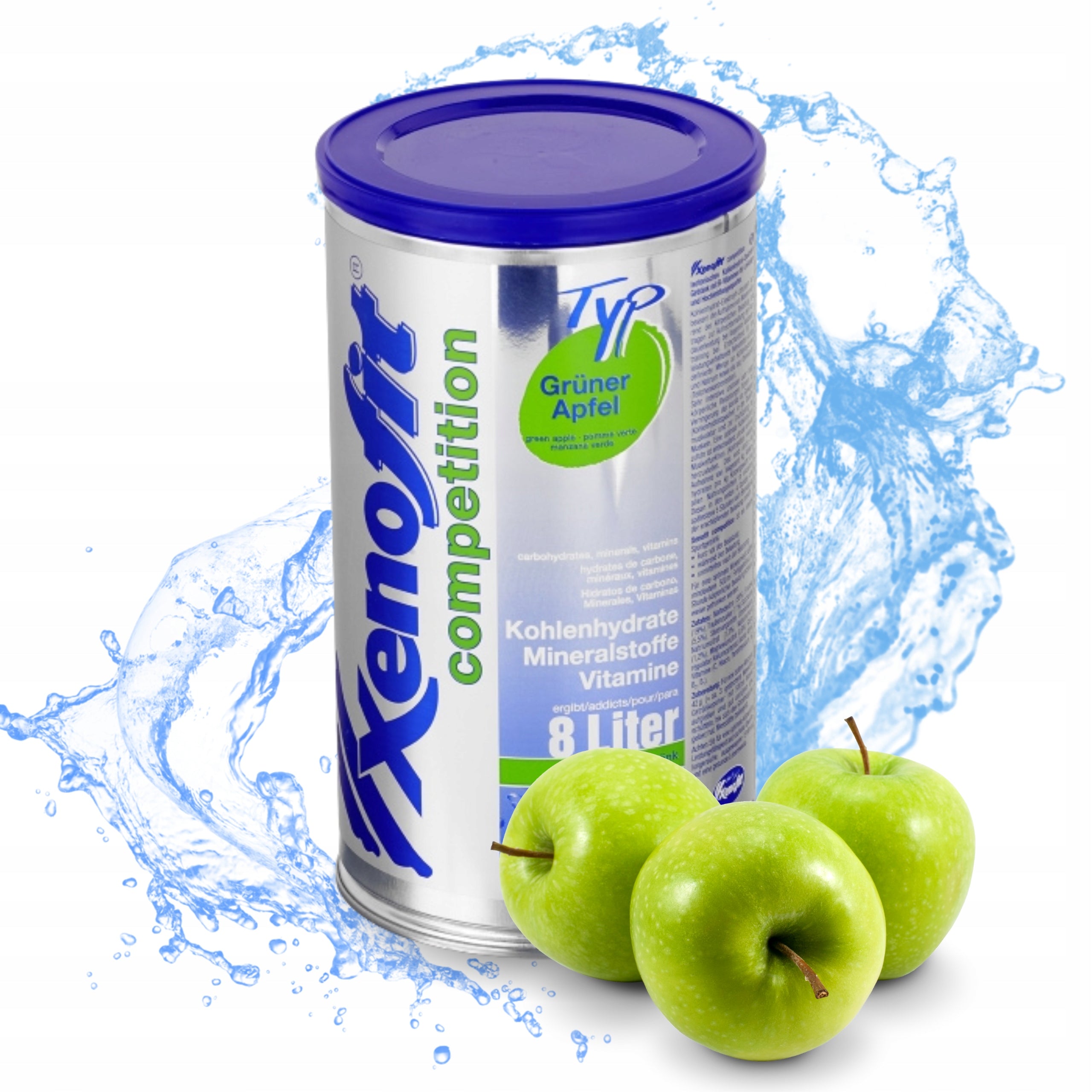 ISOTONIC DRINK XENOFIT COMPETITION GREEN APPLE 672 g - 8 L DRINK