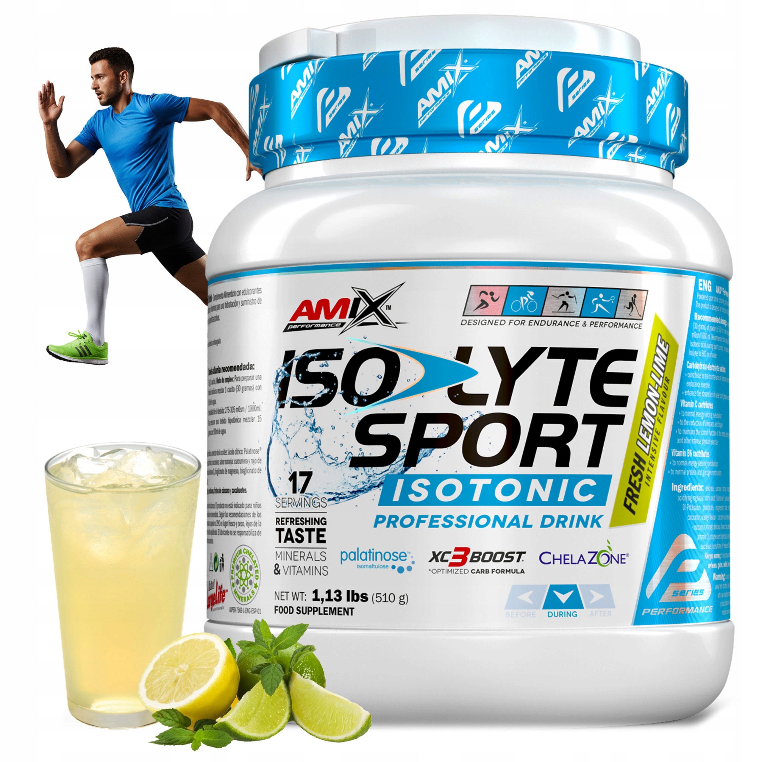 ISOTONIC POWDER FOR CYCLIST RUNNERS Best Isotonic Amix IsoLyte