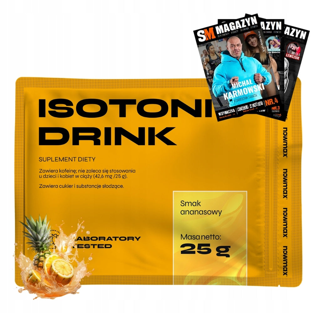ISOTONIC POWDER nowmax ISOTONIC DRINK 25g PINEAPPLE FLAVOR 1 pc