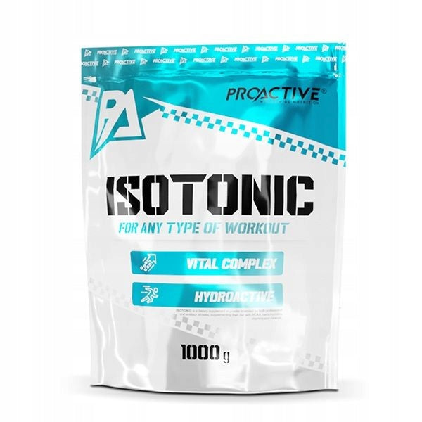 ISOTONIC powder BCAA VITAMINS CARBOHYDRATE flavor orange ProActive 1kg Packaging status original