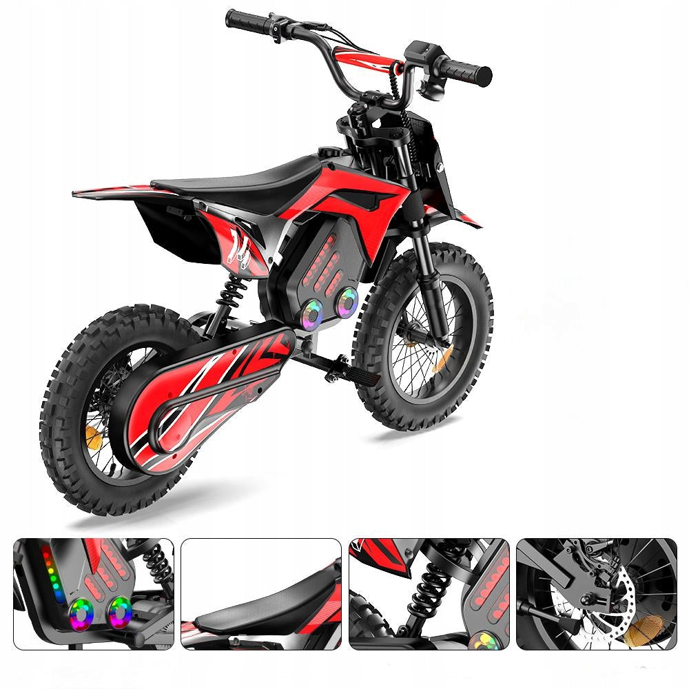 IScooter A14 Electric Motorcycle 36V 500W5.2Ah27 km/hForChildren and Youth Brand iScooter