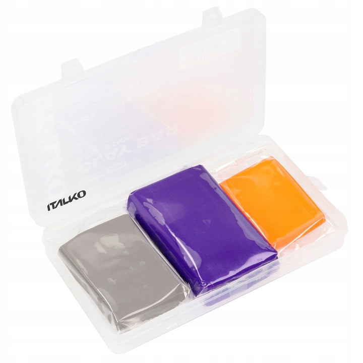 ITALKO CLAY BAR SET OF 3 CLAYS WITH DIFFERENT HARDNESS 50G, 100G, 200G Manufacturer's catalog number 96886