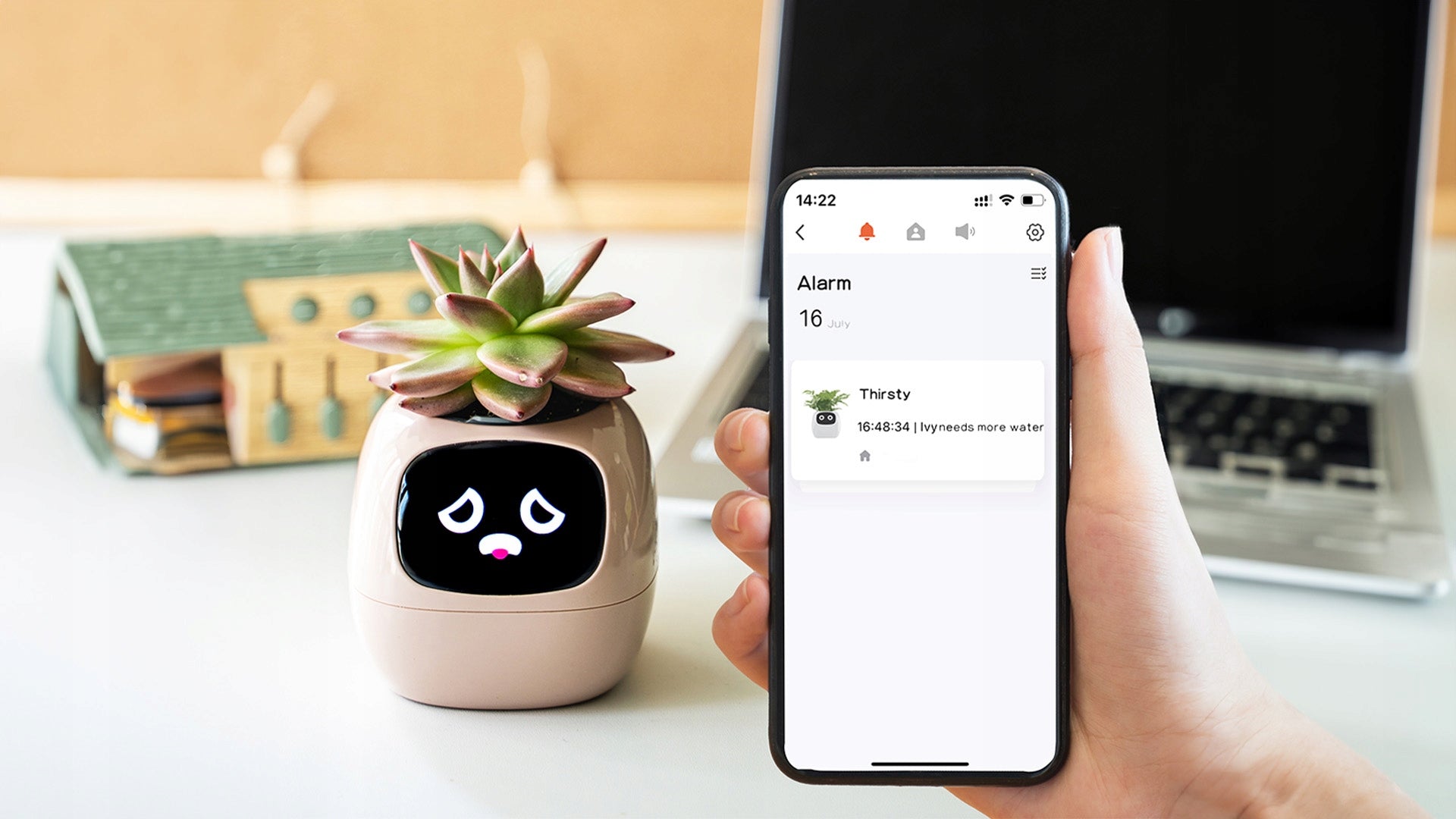 IVY PLANTER Flower Pot Smart Cover SMART Planter Gardening Tips Color pink