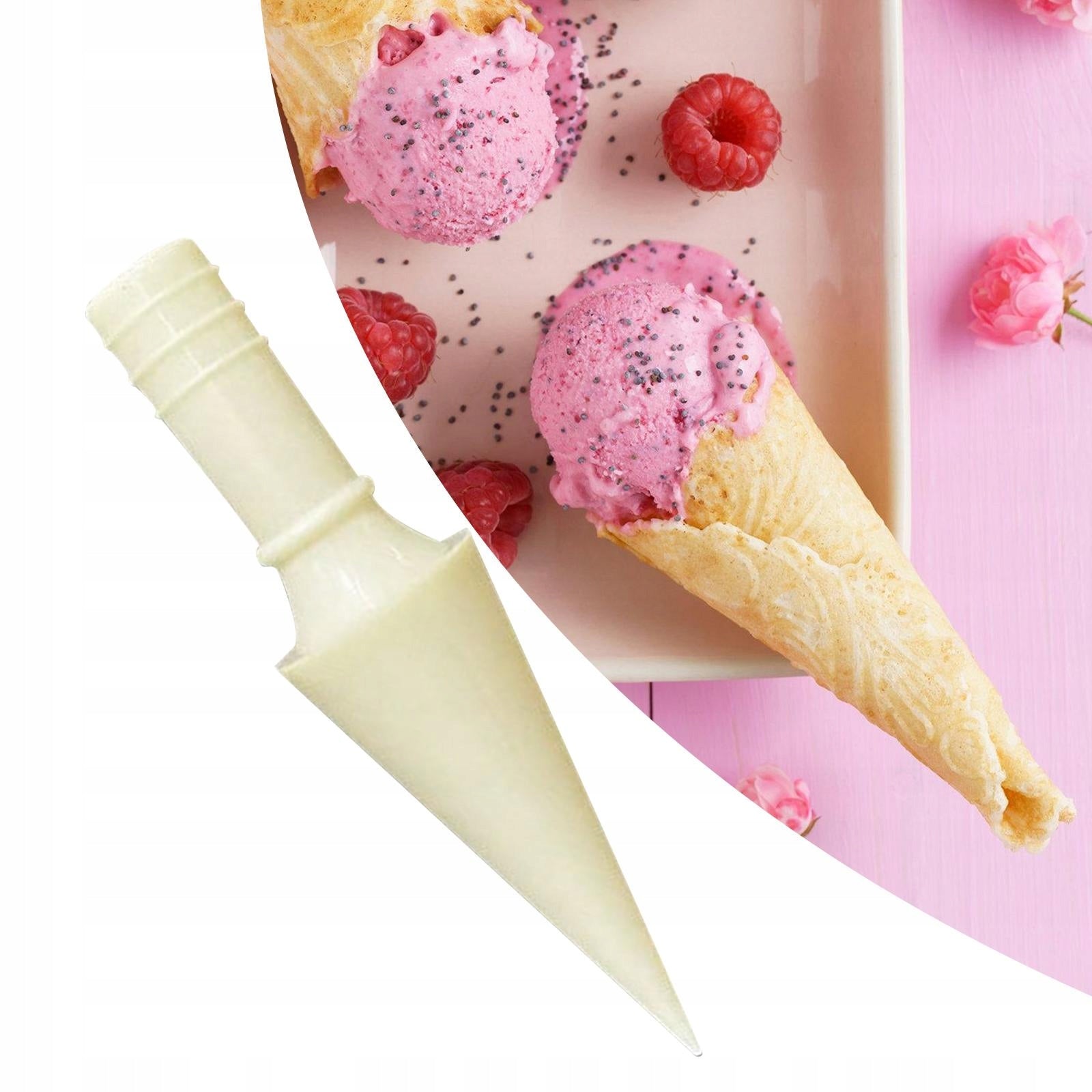 Ice Cream Cone Maker Waffle Cone Roller Baking DIY Tools Portable 1pcs