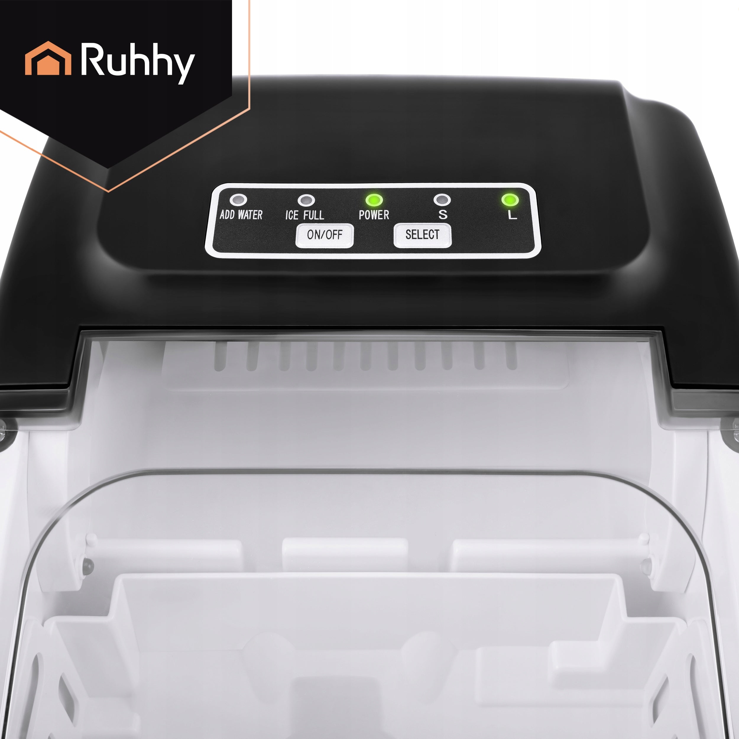Ice maker 1,2l silver + Ruhhy spatula Power 120 W