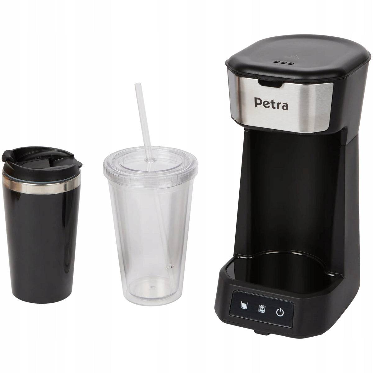 Iced and hot coffee machine 2in1 Petra + cup set + ice maker Manufacturer code PT6787ACTCO