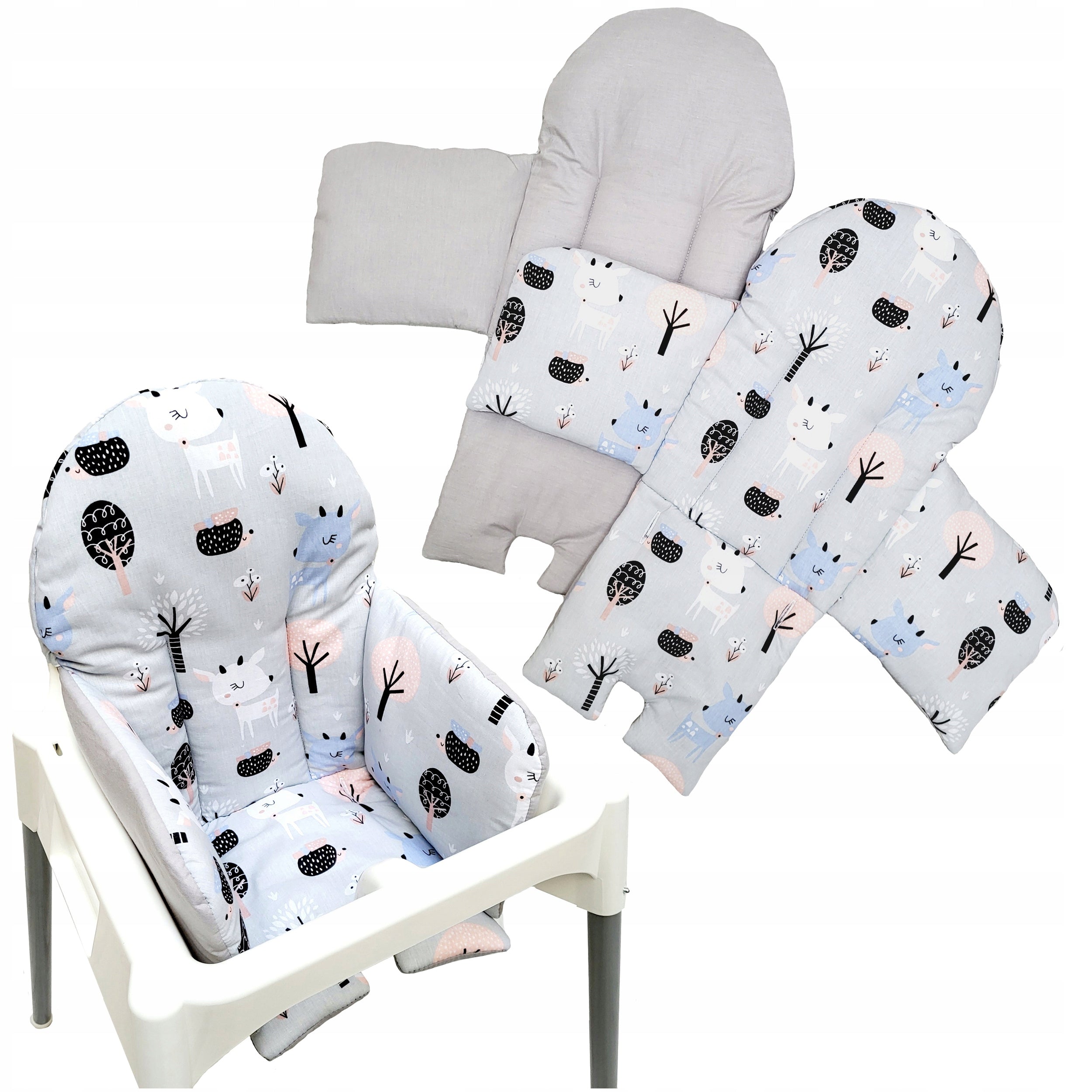 Ikea Antilop Double Sided Chair Cushion for Chair Filled