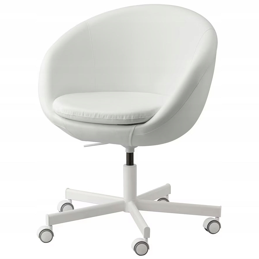 Ikea Skruvsta swivel chair 86 cm Ysane White / White Comfortable Stylish