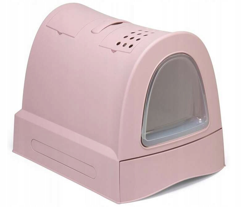 Imac Zuma cat litter box pink 56x40x42,5cm