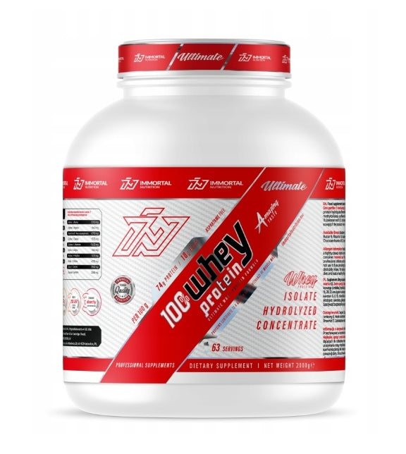 Immortal Whey Protein Instant wpc wpi wph 2000g 2kg flavor cream Packaging status original