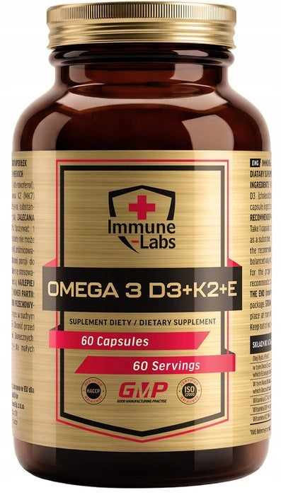 Immune-Labs OMEGA 3 D3+K2+E 60 capsules