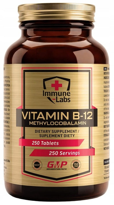 Immune-Labs VITAMIN B12 250 Tablets VITAMIN B12 Methylcobalamin