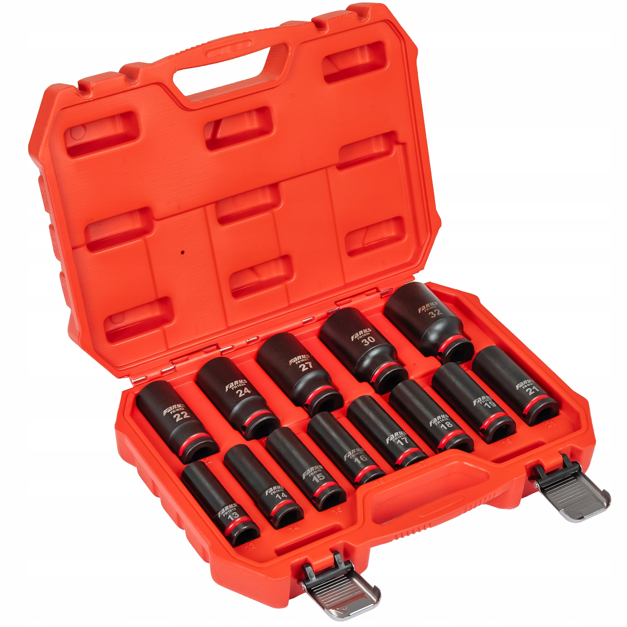 Impact Caps Long 1/2 13-32mm Set of 13pcs Professional Strong FR2564 Manufacturer code FR2564