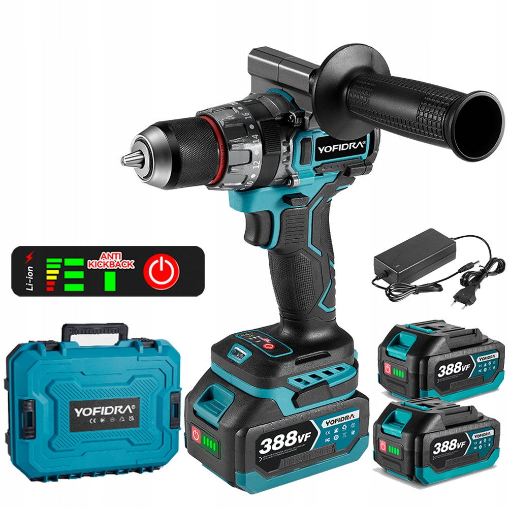 Impact Driver 13mm 94 Nm 2Speed Brushless YOFIDRA 18V LED Manufacturer code SKU006331_3
