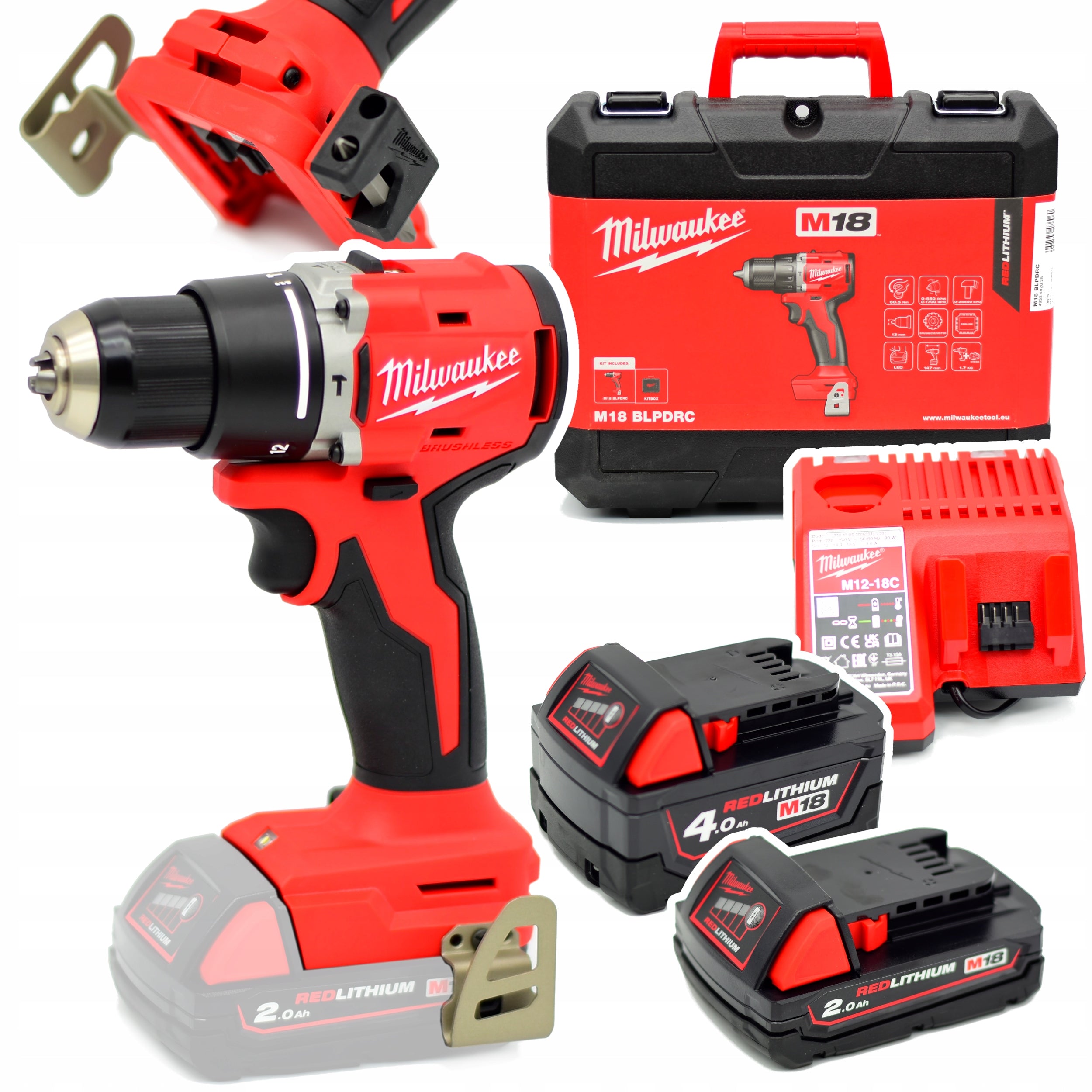 Impact Driver M18 BLPDRC-422C Milwaukee 4933492825