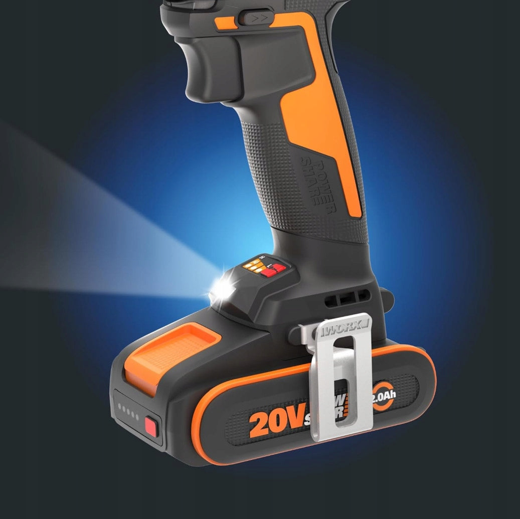 Impact Driver WORX NITRO PowerShare WX265.9 20V Battery capacity 0 Ah
