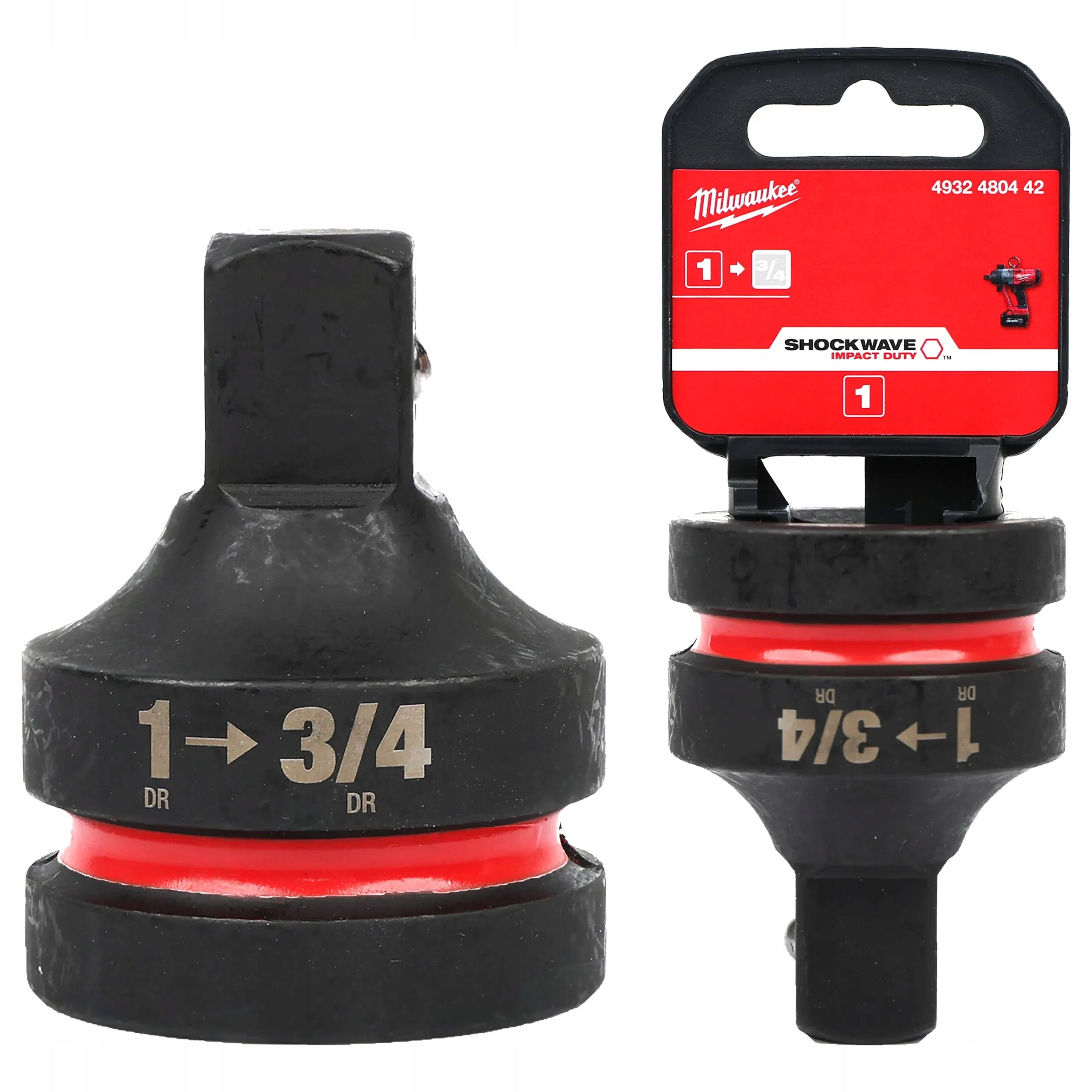 Impact Socket Adapter 1" to 3/4" Square Milwaukee SHOCKWAVE
