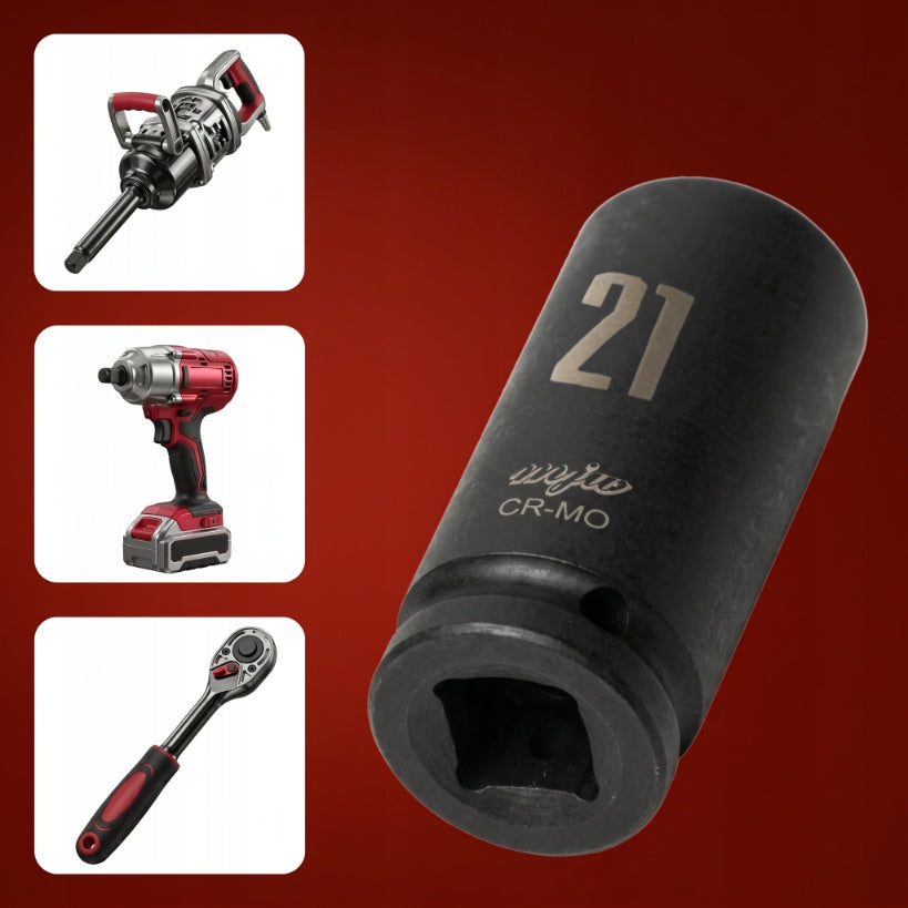 Impact Socket Set 1/2 Long Short 35 PCS 6-Angle 8-32 Manufacturer code 51135