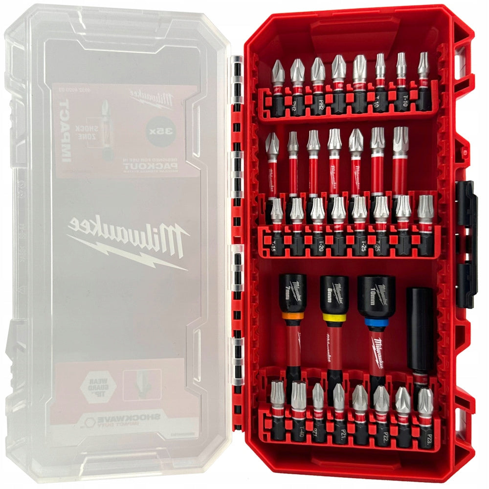 Impact bit set (35 pcs) Shockwave Impact Duty Milwaukee 4932492003