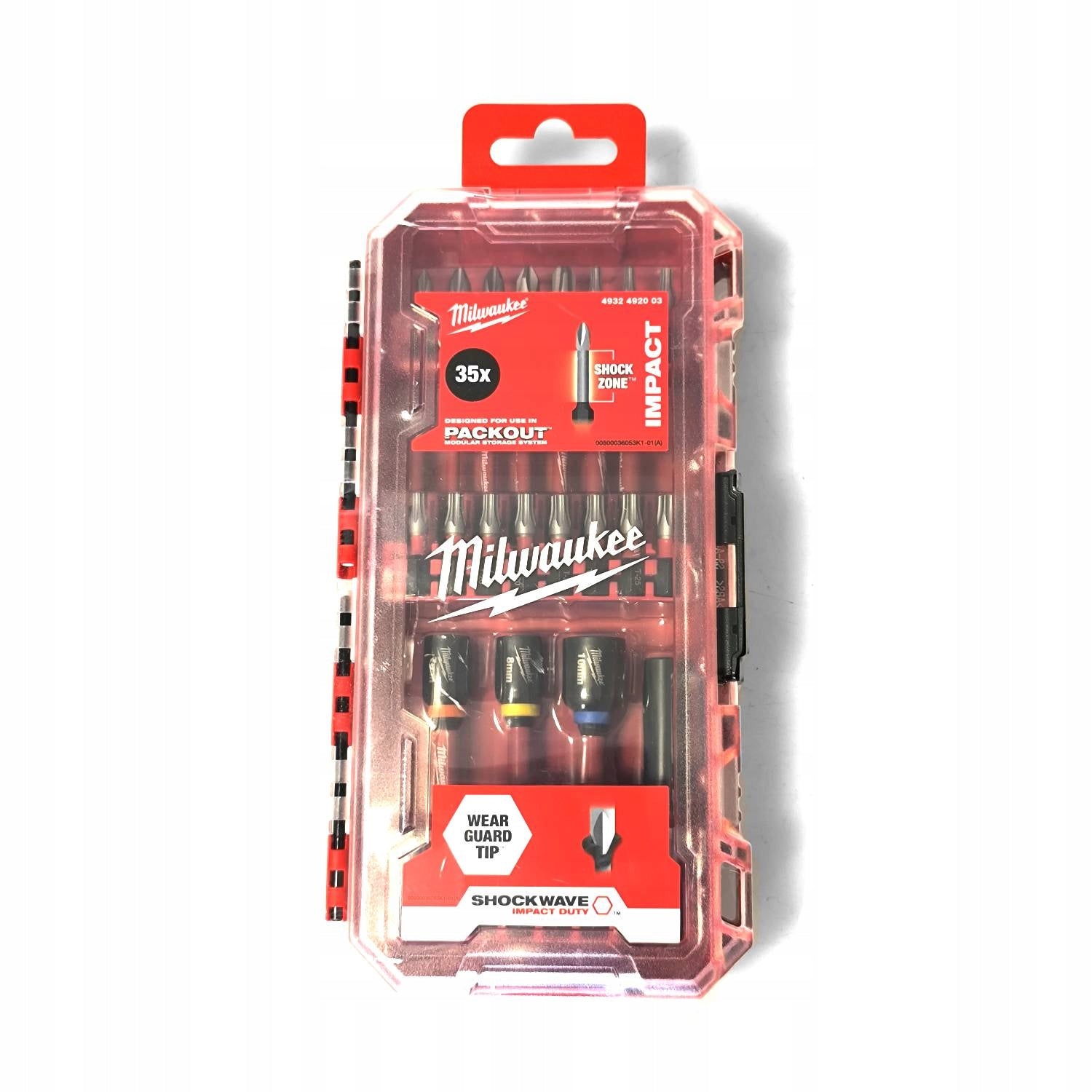 Impact bits Milwaukee PH PZ Torx Hex set of 35 pcs 4932492003