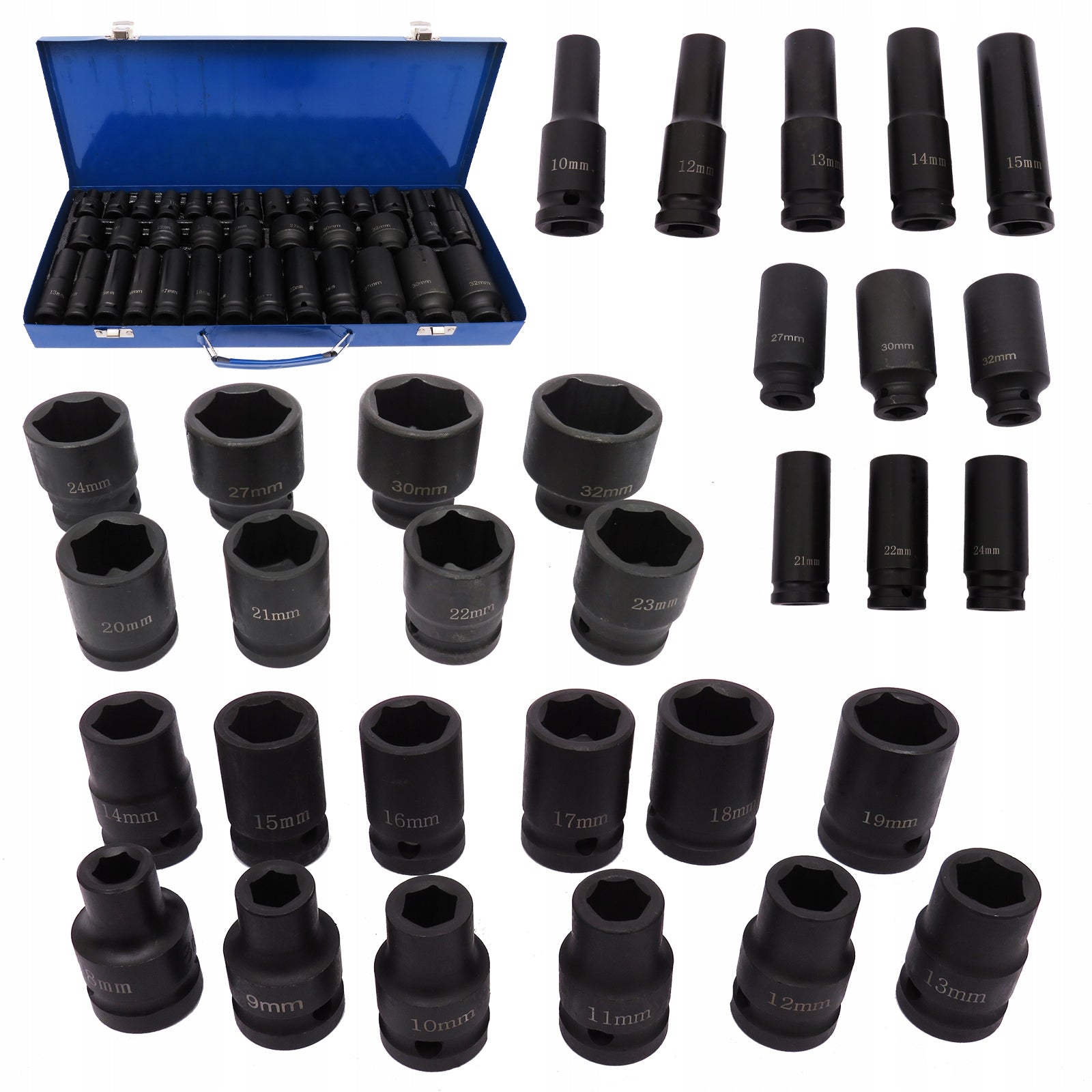 Impact cap Falon-Tech 6-angle 1/2" CRV 35 el. 8-32 mm