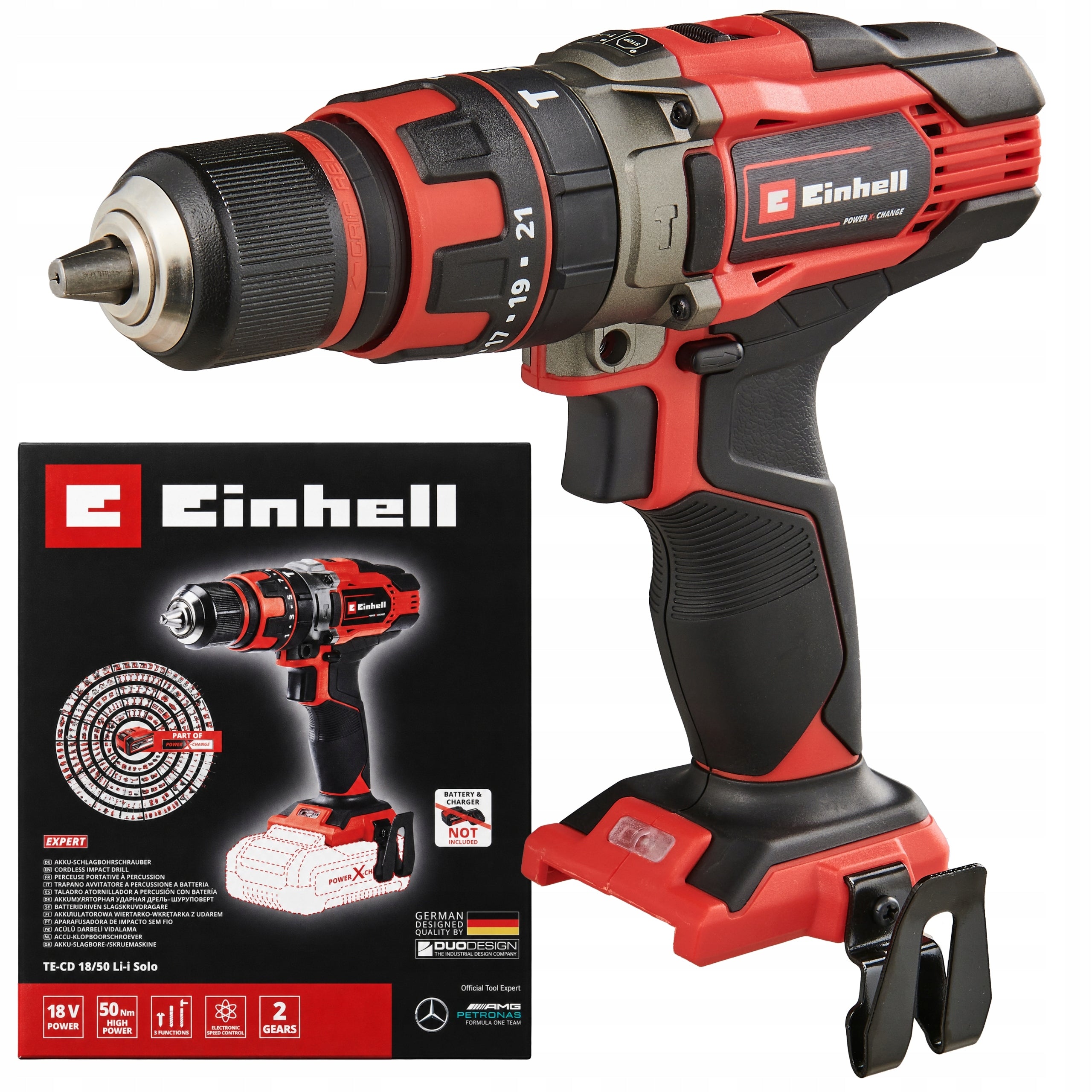 Impact drill EINHELL EXPERT TE-CD 18/50 Li 18V 50Nm SOLO
