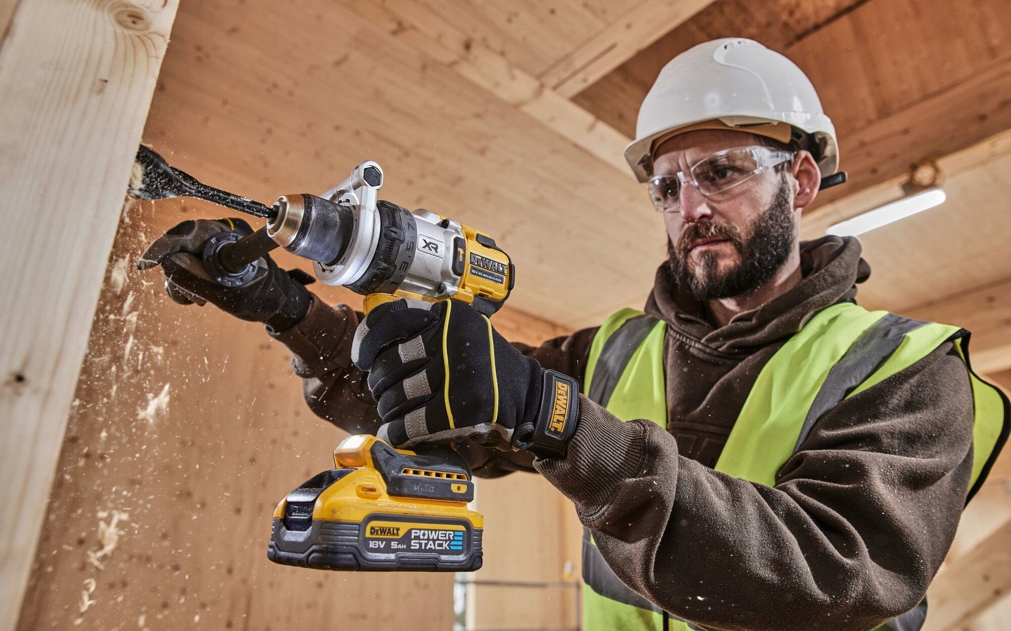 Impact screwdriver 3-speed 18V 169Nm BODY anti-rotation DeWALT DCD1007N Motor type brushless motor