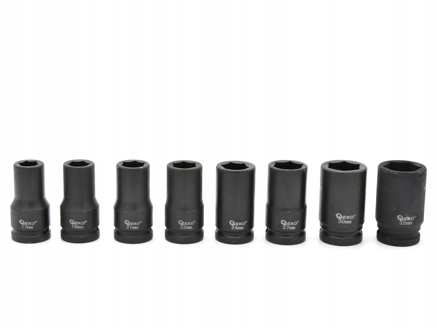 Impact socket set GEKO 3/4" 17-32mm 8el. Manufacturer code G10516