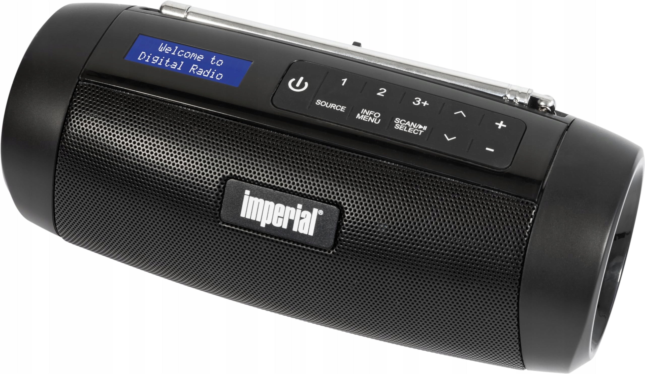 Imperial DABMAN GO Portable DAB+ FM Radio Bluetooth 5.0 IPX5 5W Black Manufacturer code 22-316-00