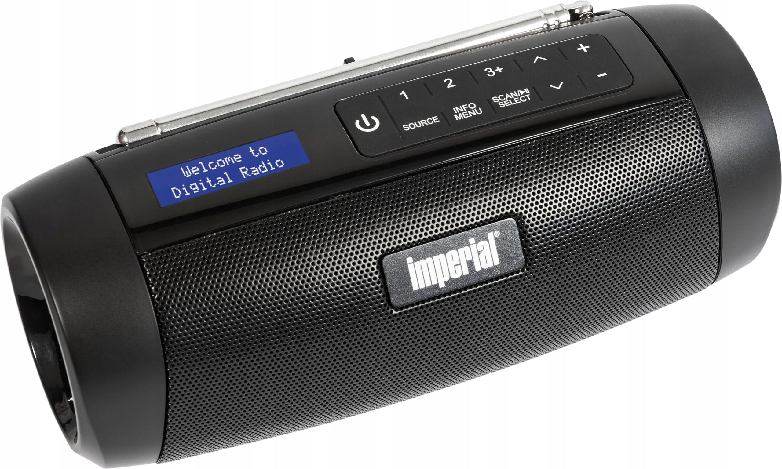 Imperial DABMAN GO Portable DAB+ FM Radio Bluetooth 5.0 IPX5 5W Black