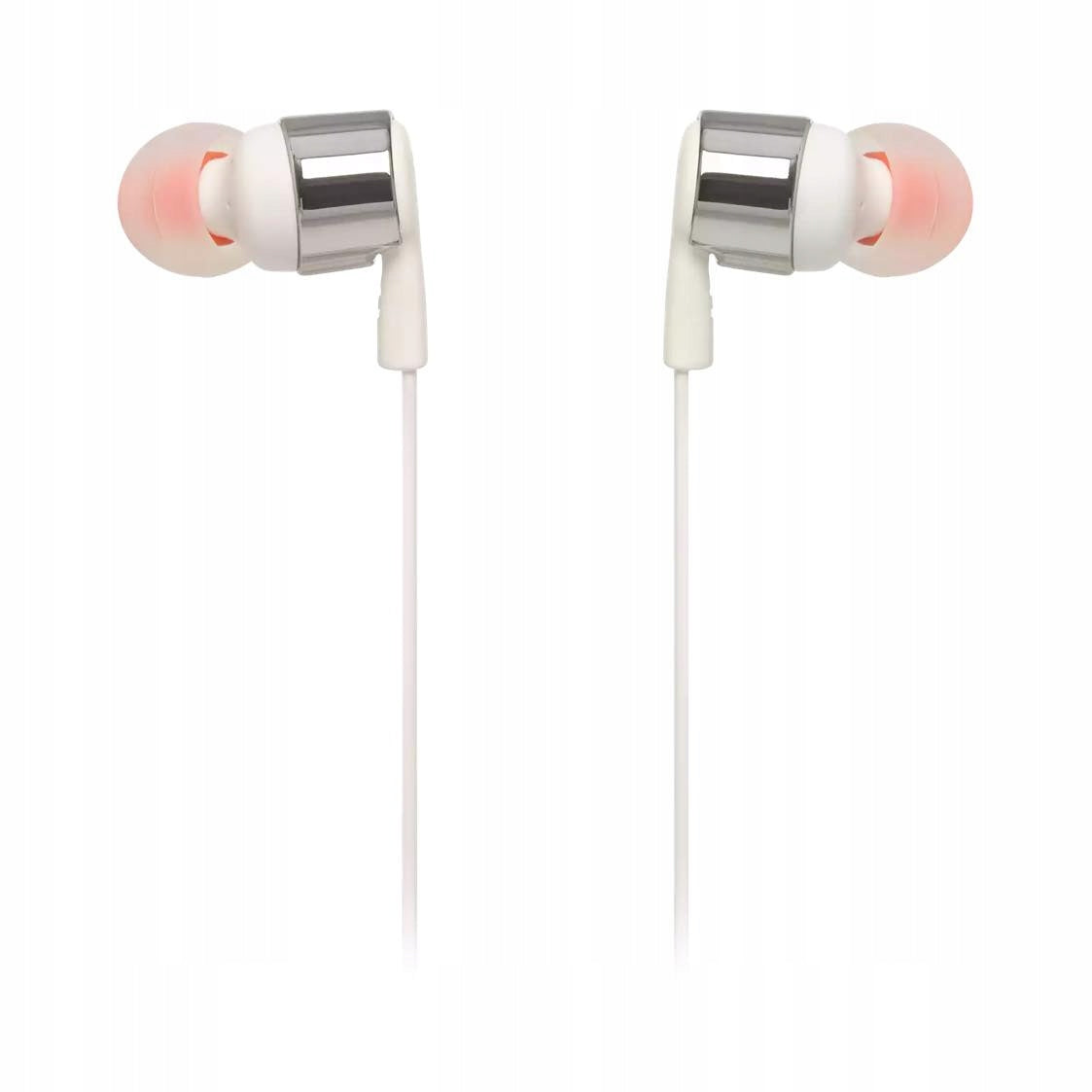 In-ear headphones JBL T210 with microphone Silver Model T210