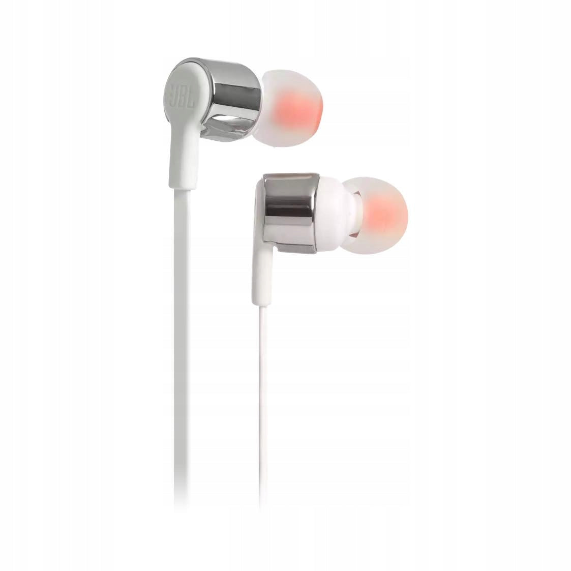 In-ear headphones JBL T210 with microphone Silver