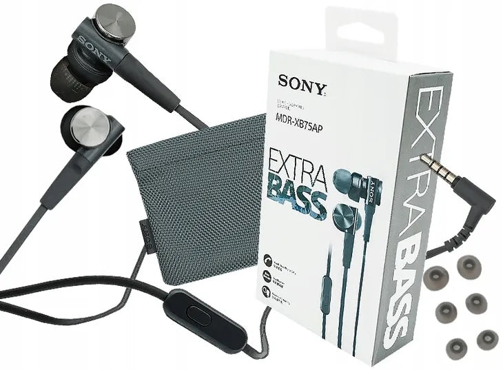 In-ear headphones Sony MDR-XB75AP Extra BASS Hit Packaging status original