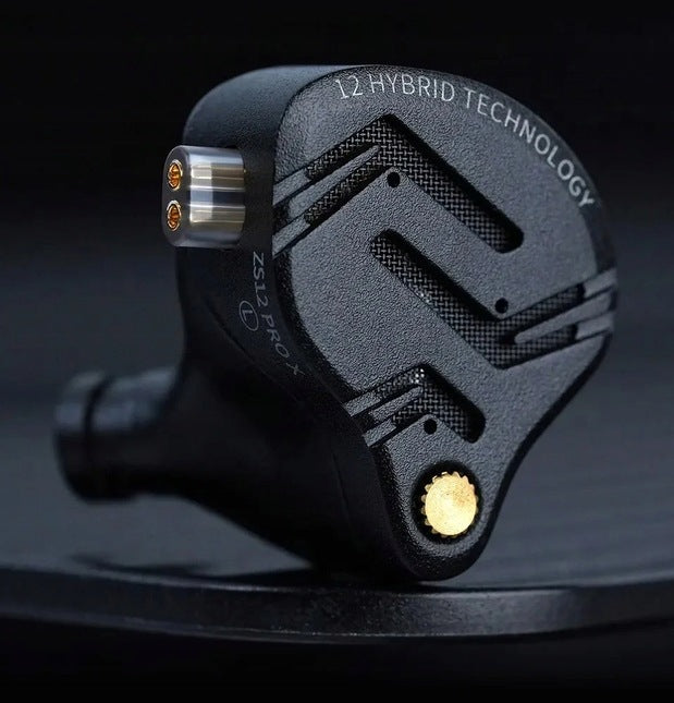 In-ear headphones metal monitors KZ ZS12 Pro X with microphone Manufacturer code Zs12 pro Advise.ly