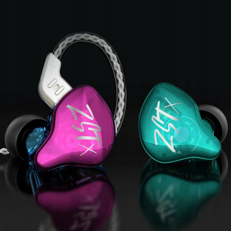 In-ear headphones pink IEM KZ ZST X ZSTX Packaging status original