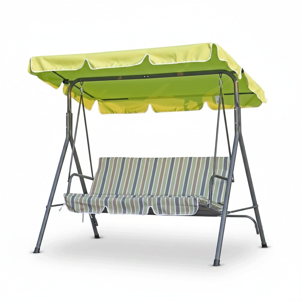 InAndOutdoorMatch - 3-Person Garden Swing - Metal Construction